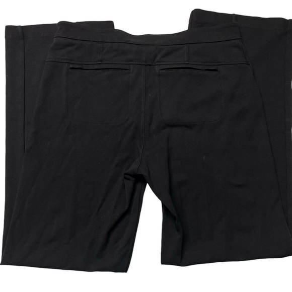 Athleta Black Ponte Wide Leg Pants Size 8 - Picture 8 of 15